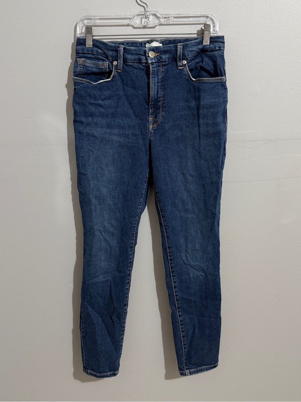 Good American Good Legs Jeans Womens 12  High Rise Skinny Stretch Organic cotton